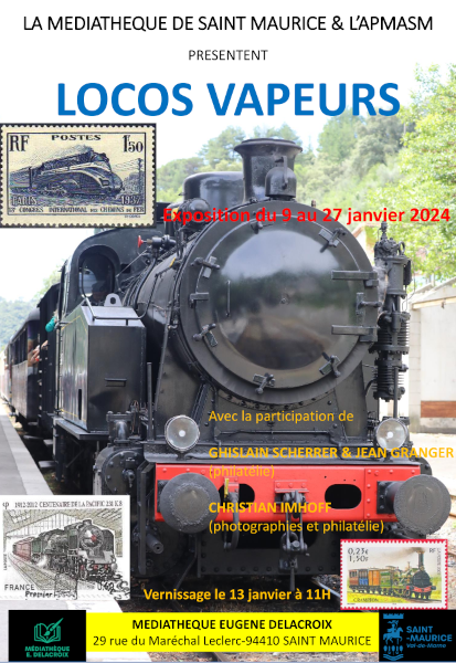 affiche locos vapeurs